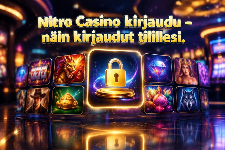 Nitro Casino kirjaudu - näin kirjaudut tilillesi