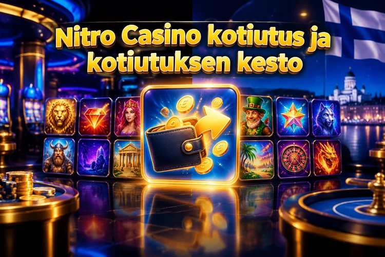 Nitro Casino kotiutus ja kotiutuksen kesto
